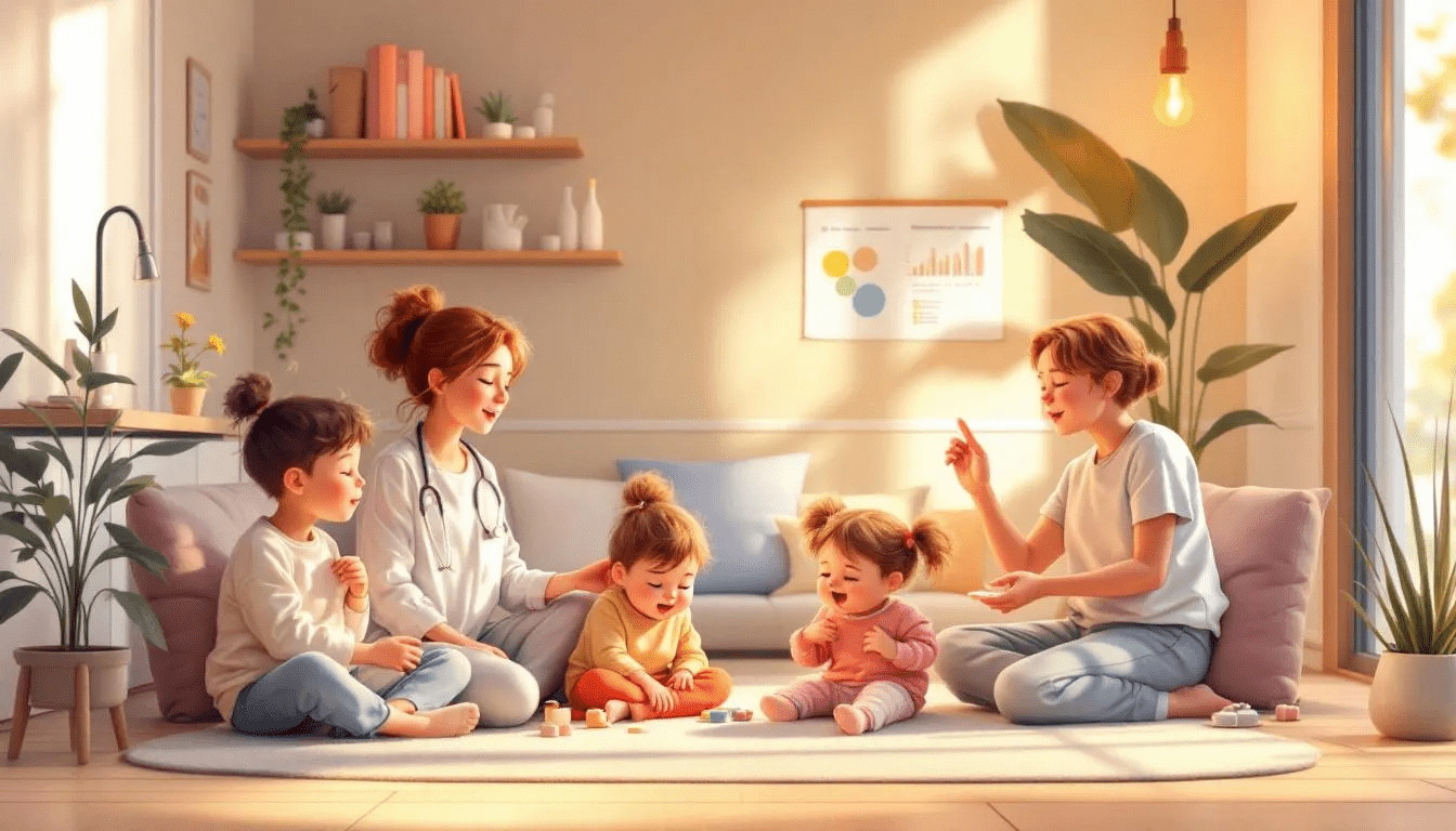 Dzieci z objawami niedoczynności tarczycy będące na wizycie u lekarza