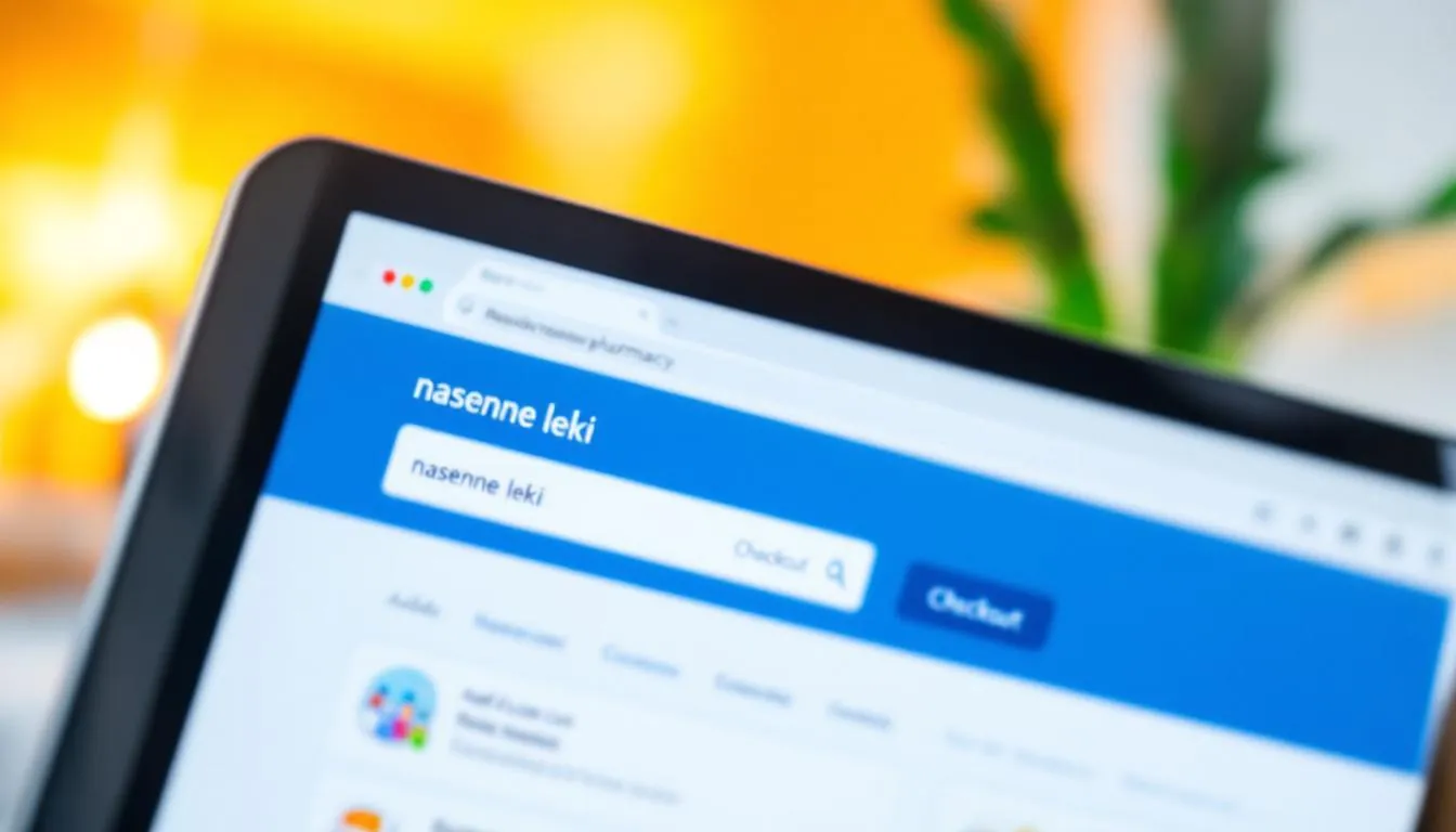 W grafice przedstawiono proces uzyskiwania recepty online na leki nasenne, ilustrując kroki od konsultacji medycznej do możliwości zakupu leków w dowolnej aptece. Wizualizacja podkreśla znaczenie zgodności z zaleceniami lekarza w leczeniu bezsenności oraz ryzyko uzależnienia związane z lekami nasennymi.