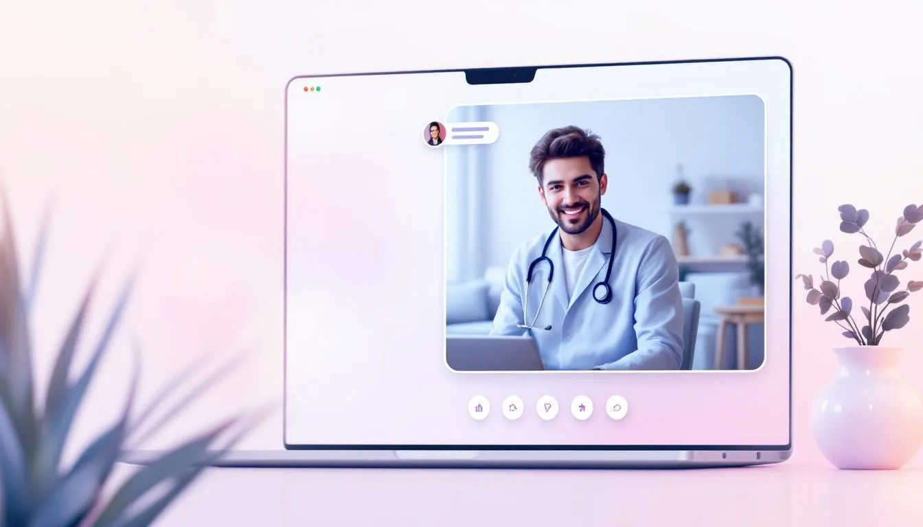 Wystawienie recepty online podczas wizyty psychiatrycznej.