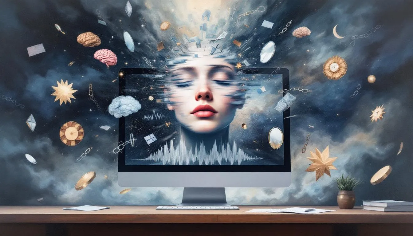 E-zwolnienie lekarskie od psychiatry na ekranie komputera.
