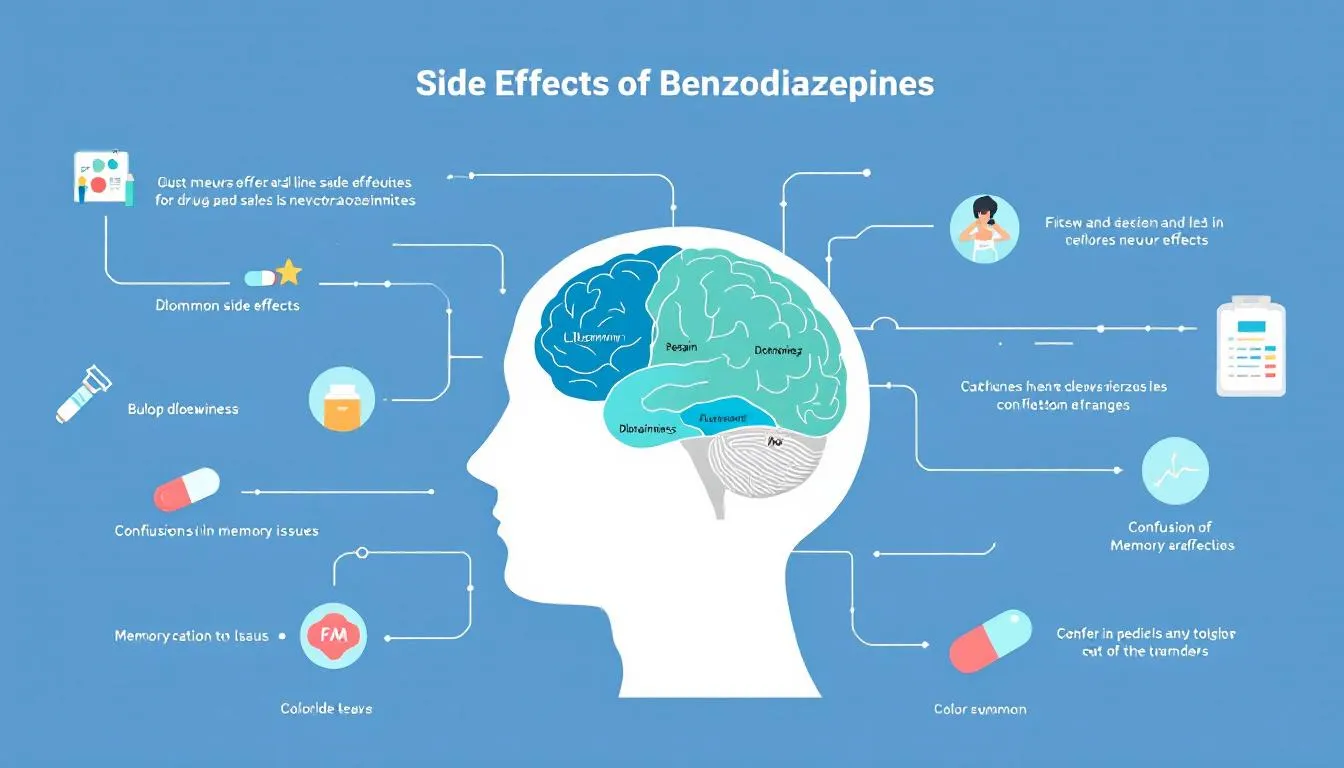 Skutki uboczne benzodiazepin.